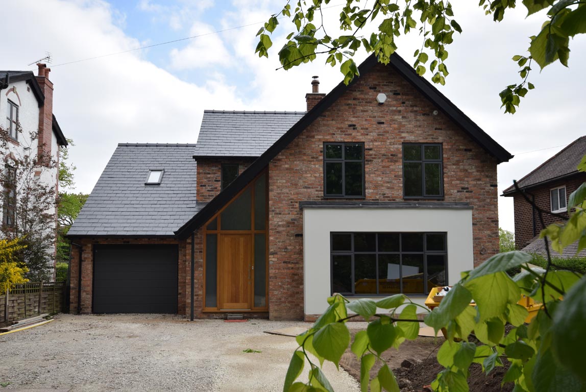 Substantial and contemporary extension to detached property within a Conservation Area