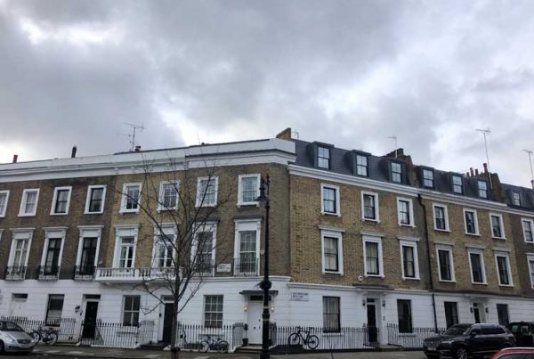 Erection of a mansard roof extension to London terrace in a Conservation Area