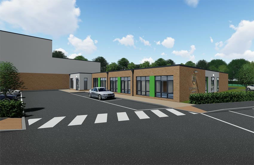 Modular Teaching Block to College to provide additional classrooms