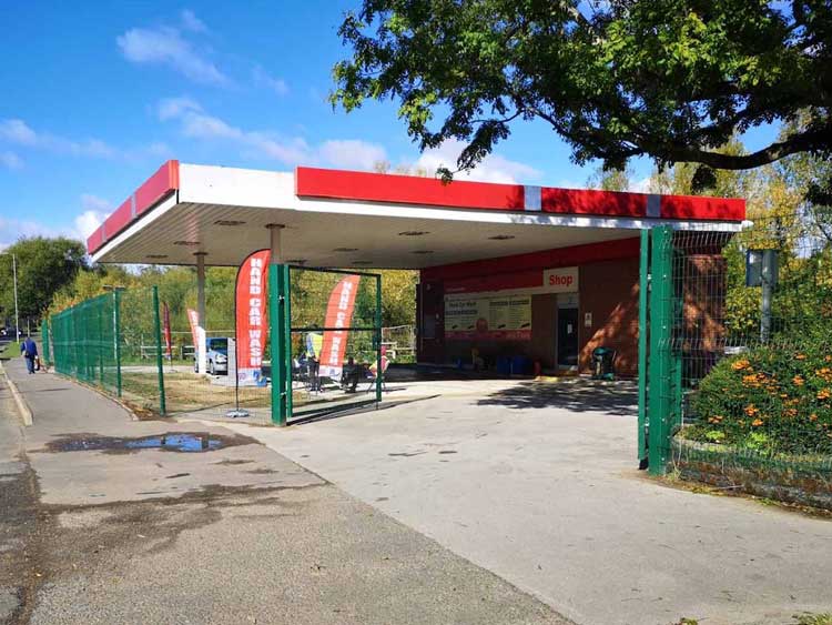 Change of use of Petrol Station to Hand Car Wash
