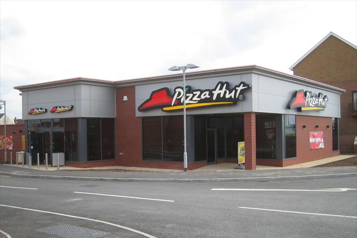 Creation of new Pizza Hut restaurant, with drive through