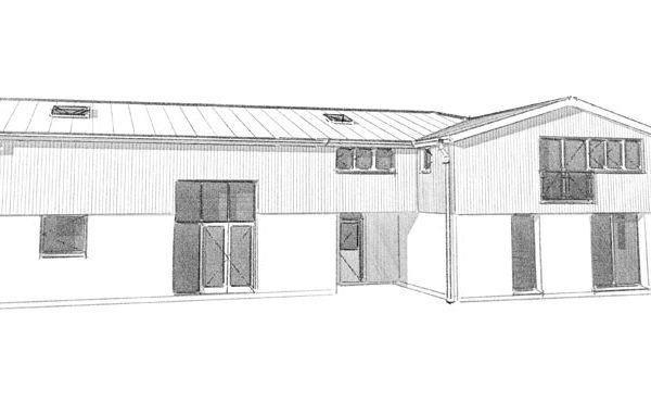 Sustainable straw bale replacement dwelling in Green Belt