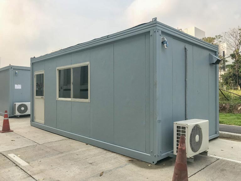 Temporary modular outbuilding to provide additional Office accommodation for an existing Industrial facility